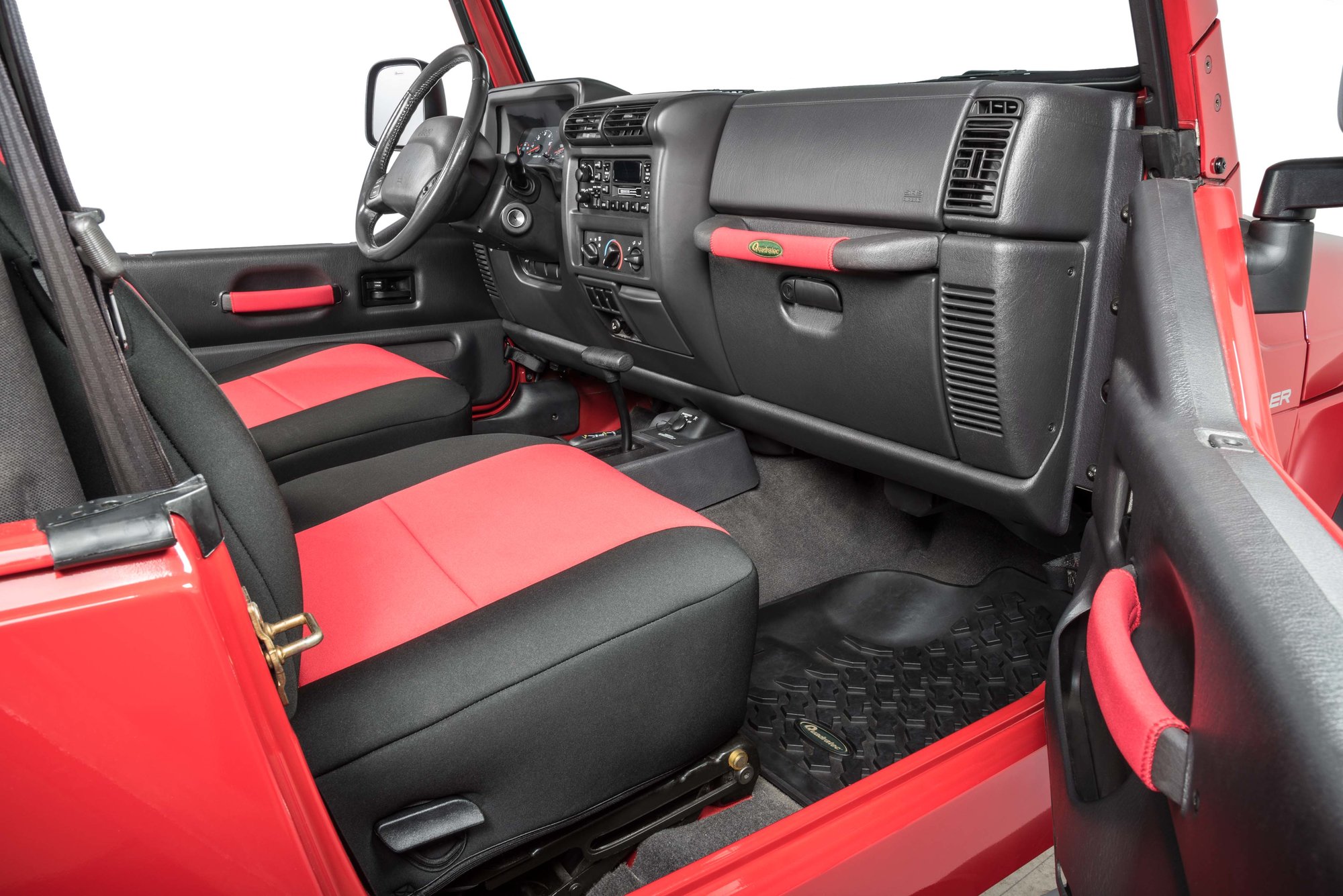 Quadratec Door Handle Wraps for 9706 Jeep Wrangler TJ Quadratec